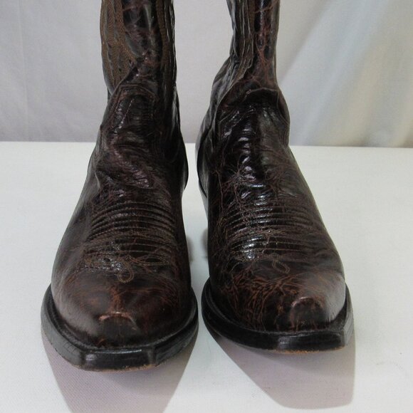 Corral Women’s Embroidered Narrow Square Toe Brown Cowboy, Western Boots Size 9 - Picture 6 of 11